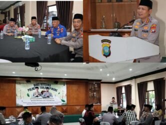 Polresta Tanjungpinang bersama para wartawan kota Tanjungpinang, melaksanakan buka bersama dengan penuh kehangatan, di Gedung Antan Seludang, Mapolresta Tanjungpinang, Selasa (11/03/2025).